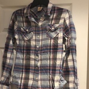 Plaid button down